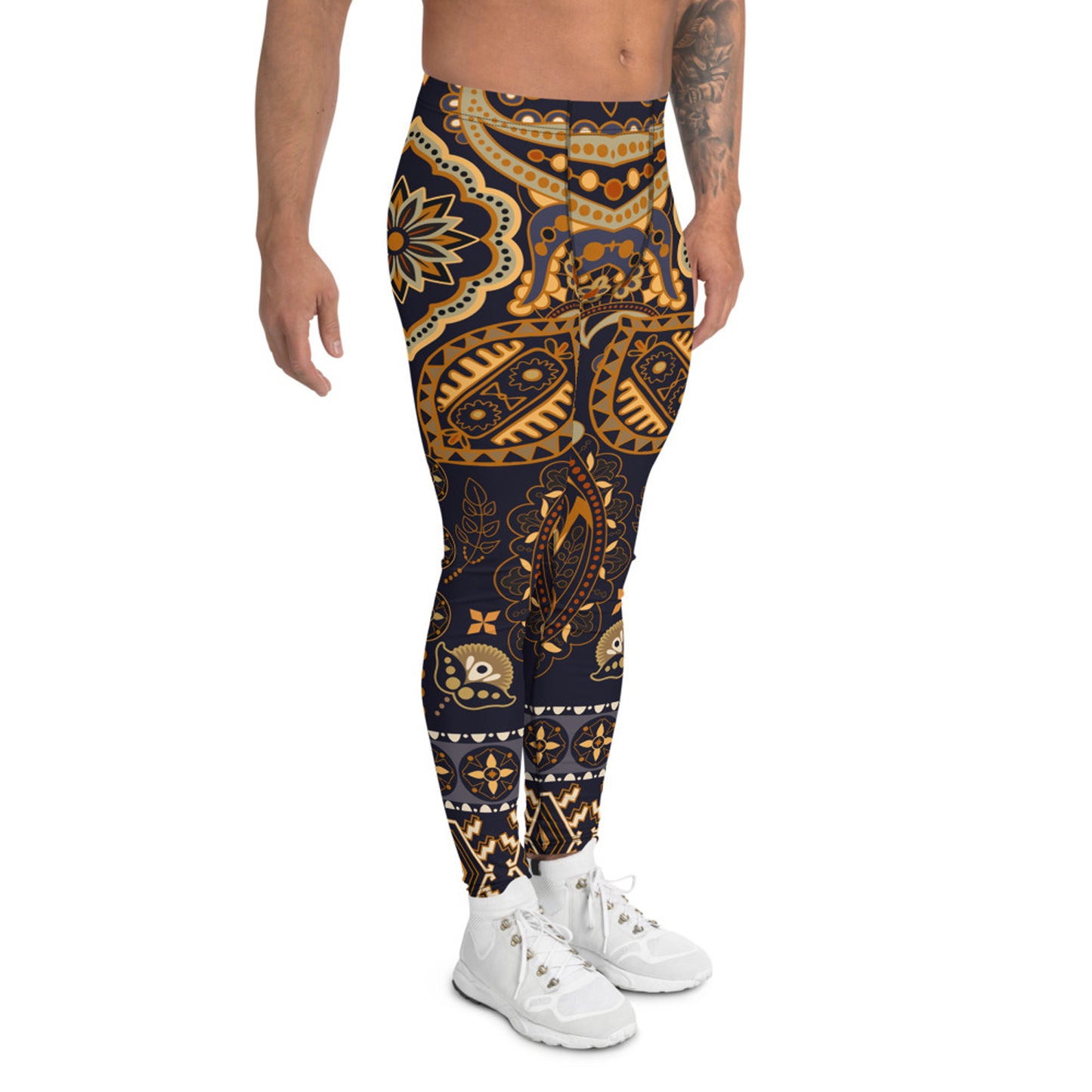 Bohemian Tribal Yoga Pants for Men