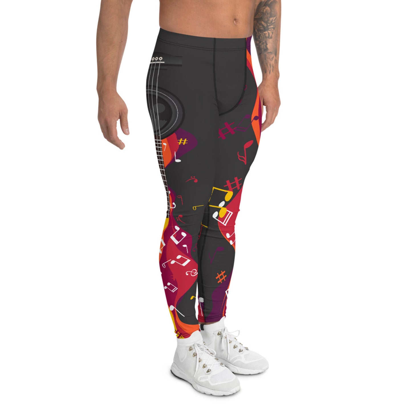 Musical Notes Yoga Pants for Men