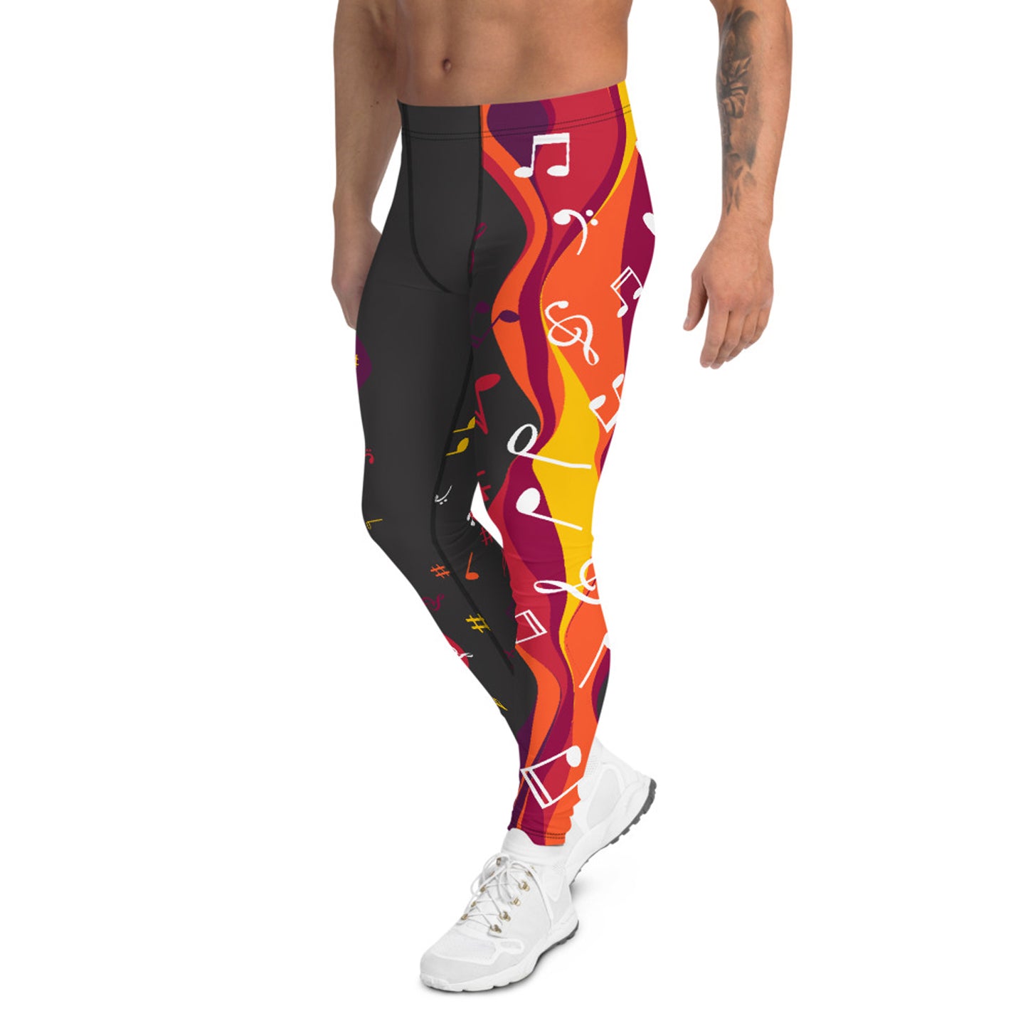Musical Notes Yoga Pants for Men