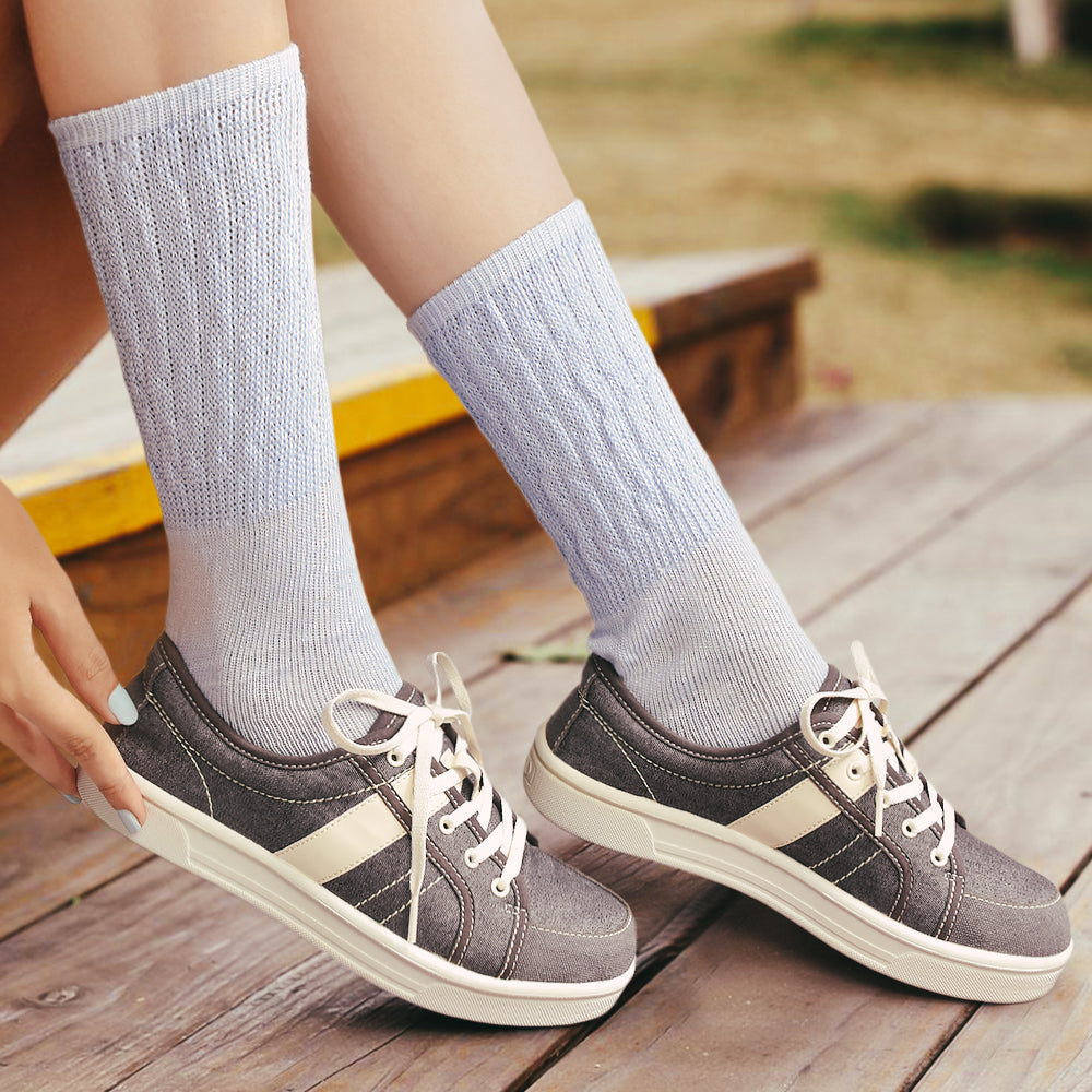 Aerosoft Dormare Women’s Round Toe Casual Comfort Sneakers (2 Colors)