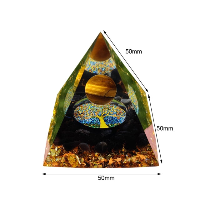 Energy Multiplying Reiki-Chakra-Crystal Pyramids (36 Designs)