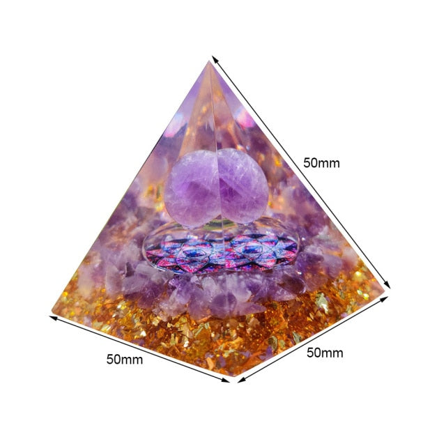 Energy Multiplying Reiki-Chakra-Crystal Pyramids (36 Designs)