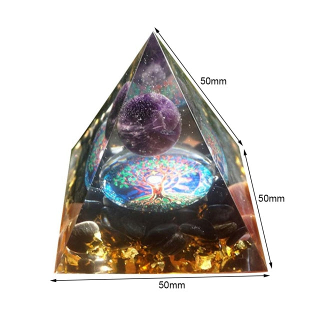 Energy Multiplying Reiki-Chakra-Crystal Pyramids (36 Designs)