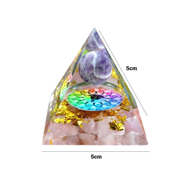 Energy Multiplying Reiki-Chakra-Crystal Pyramids (36 Designs)