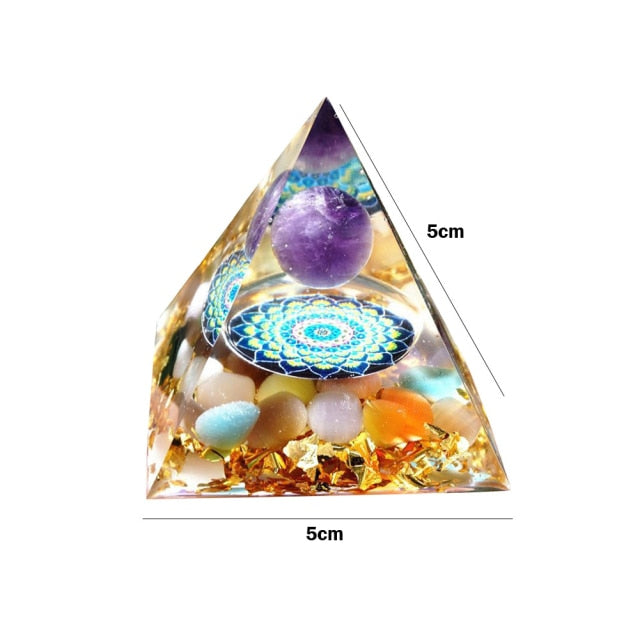 Energy Multiplying Reiki-Chakra-Crystal Pyramids (36 Designs)