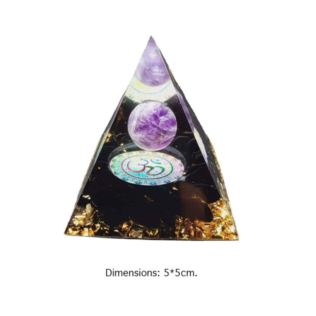 Energy Multiplying Reiki-Chakra-Crystal Pyramids (36 Designs)