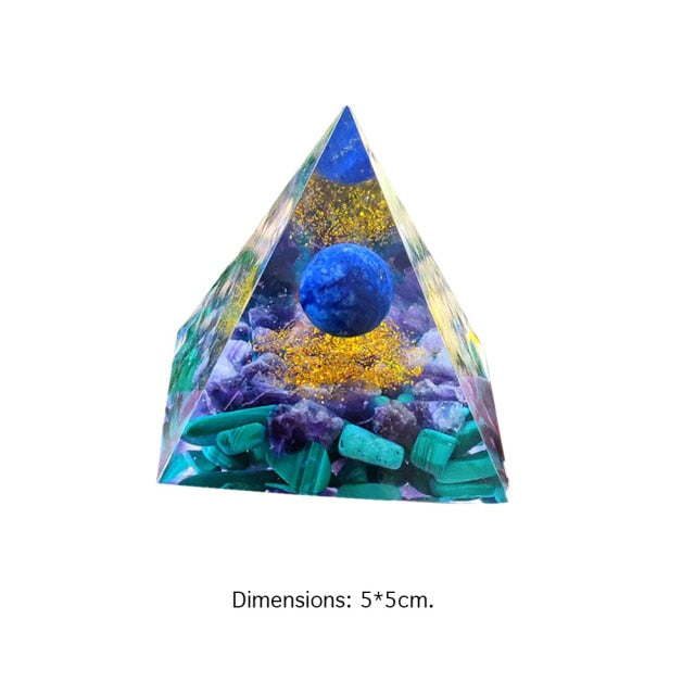 Energy Multiplying Reiki-Chakra-Crystal Pyramids (36 Designs)