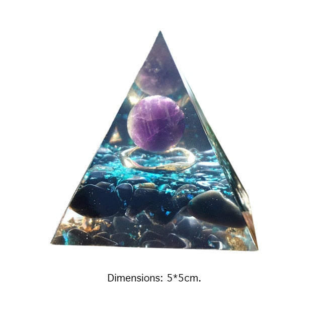 Energy Multiplying Reiki-Chakra-Crystal Pyramids (36 Designs)