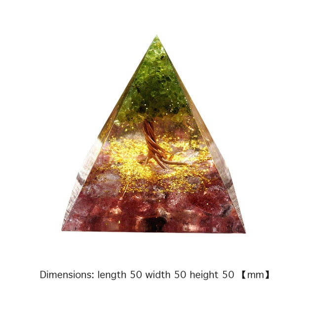 Energy Multiplying Reiki-Chakra-Crystal Pyramids (36 Designs)
