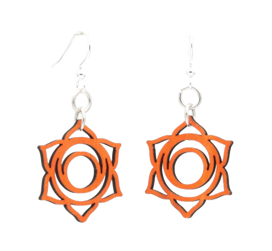 Svadhishthana Chakra Wood Earrings