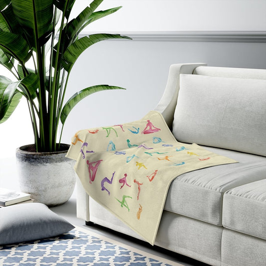 Yoga Sanctuary Velveteen Plush Blanket (3 Sizes)