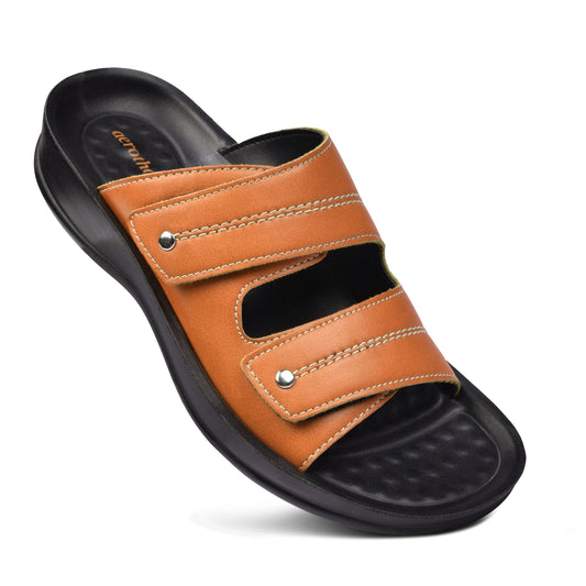 Aerothotic Quinn Women's Velcro Strap Slide Sandals (4 Colors)