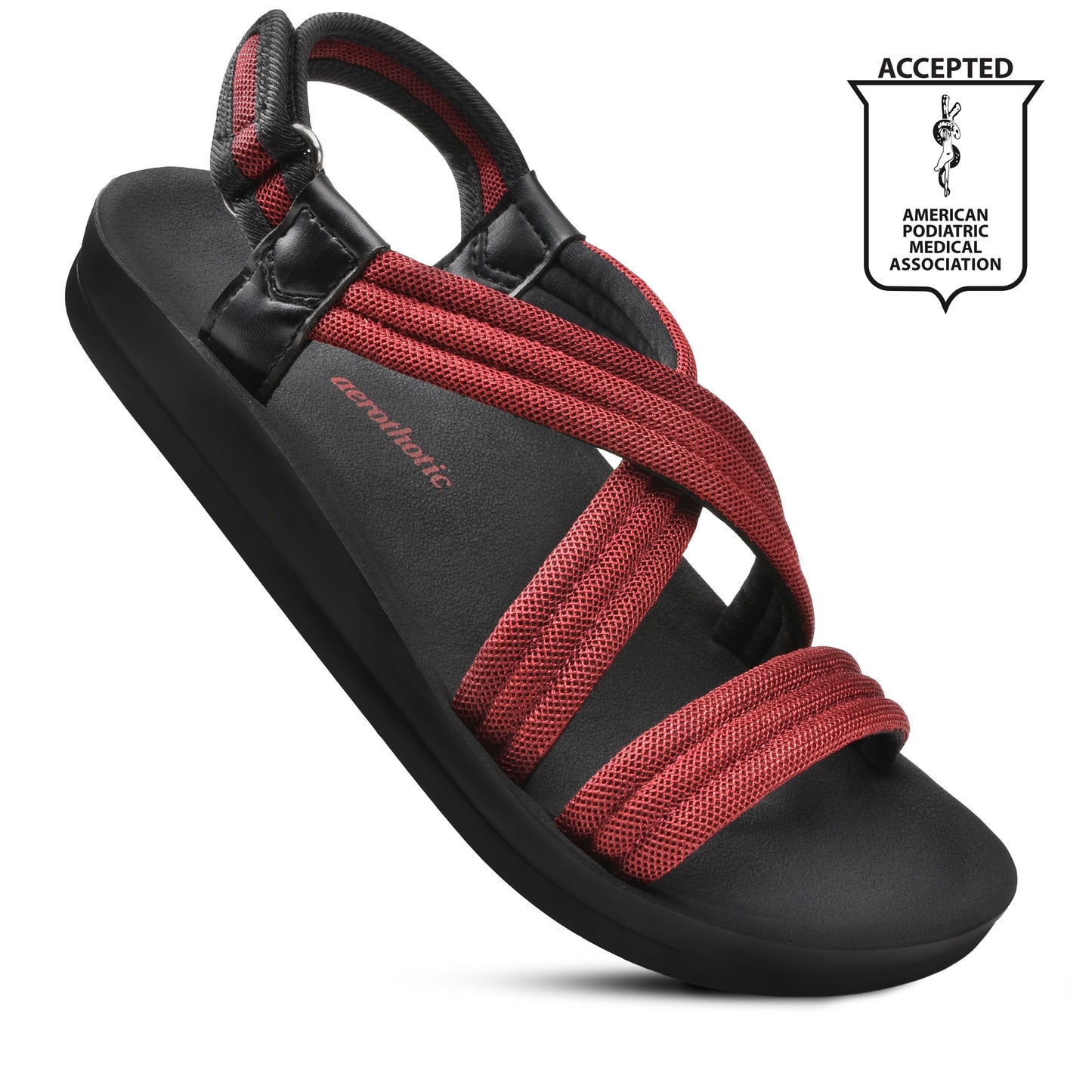 Aerothotic Hadal Women's Velcro Ankle Strap Slip on Sandals (5 Colors)