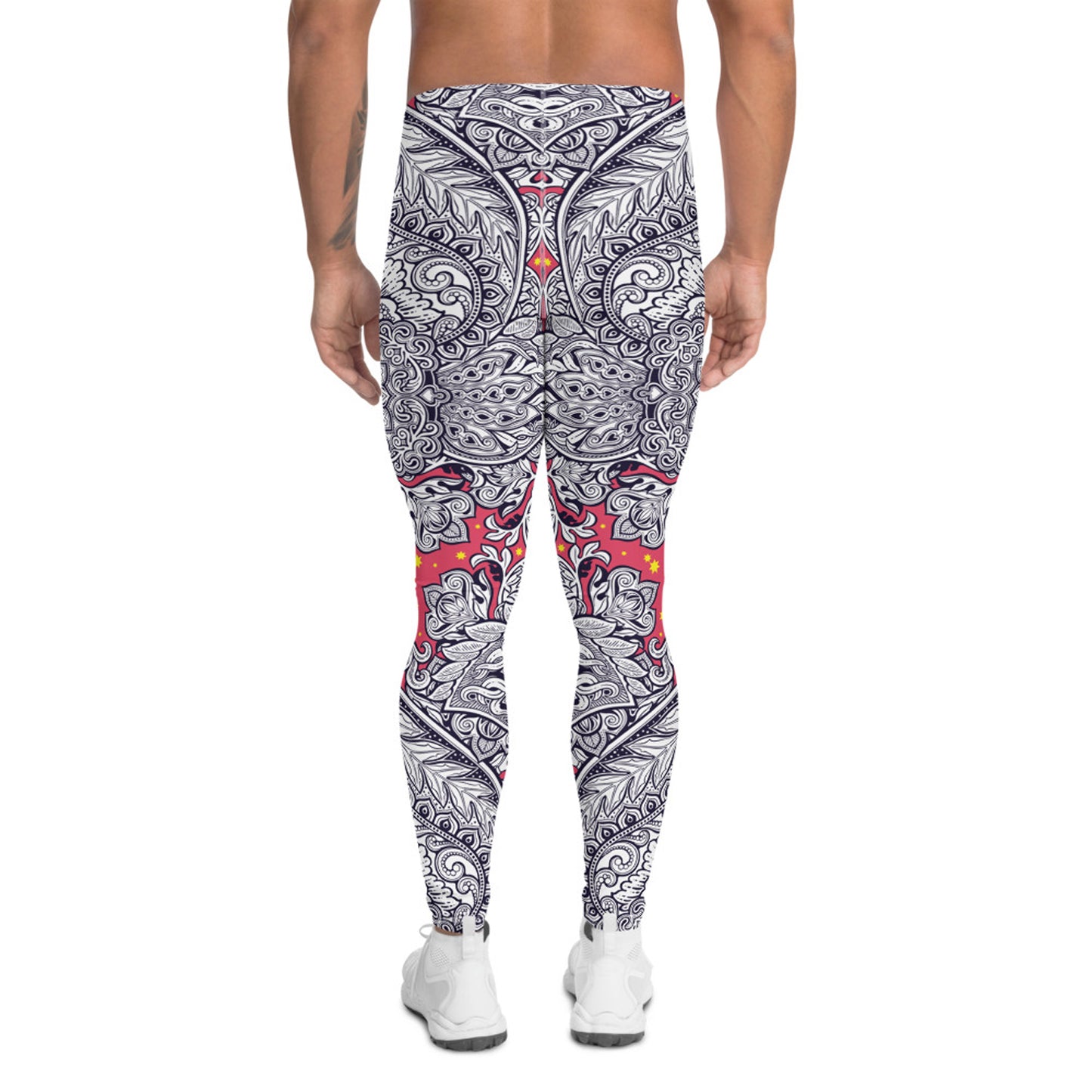 Ornamental Yoga Pants for Men