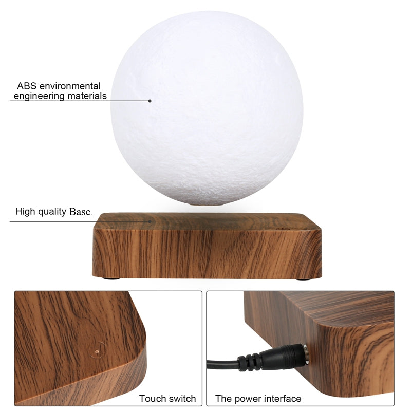 3D Magnetic Levitating Moon Lamp