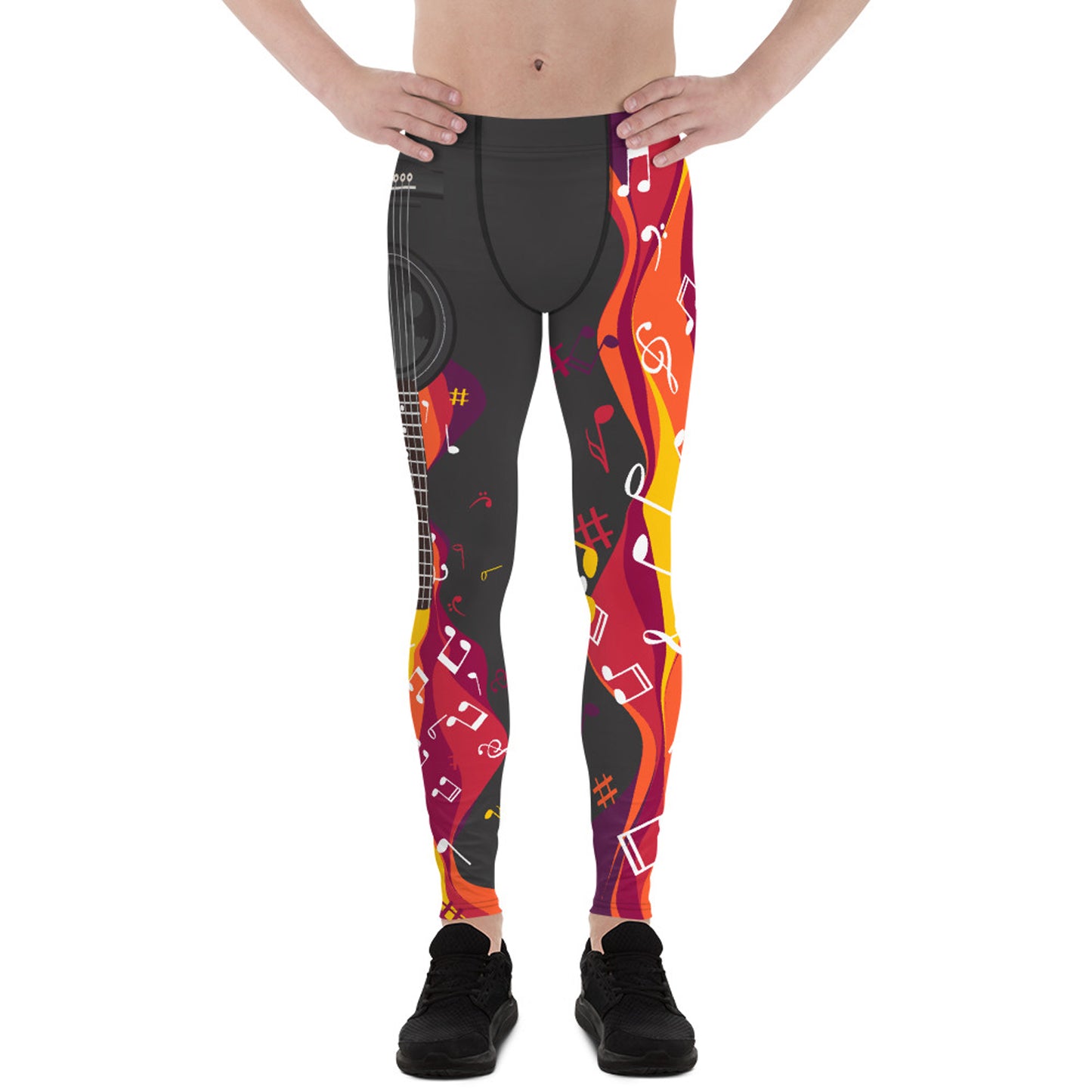 Musical Notes Yoga Pants for Men