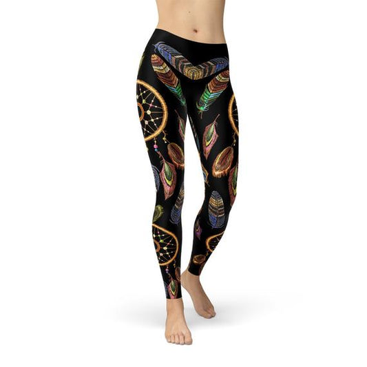 Womens Dreamcatcher Yoga Pants/Leggings