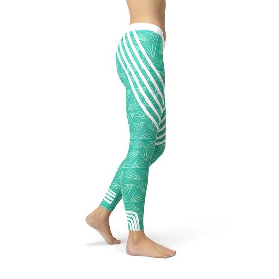 Women's Turquoise Sport Yoga Pants/Leggings
