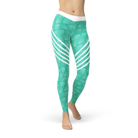 Women's Turquoise Sport Yoga Pants/Leggings