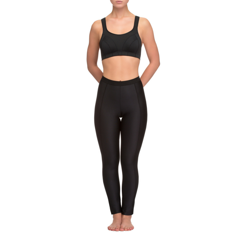 Women's Satin Black Form Fitting Yoga Pant/Leggings-Limited Inventory!