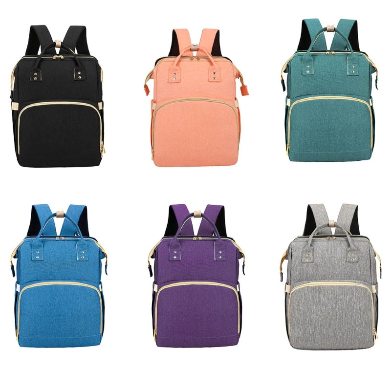 New Multifunctional Portable Change Station/Diaper Bag- In 6 Colors