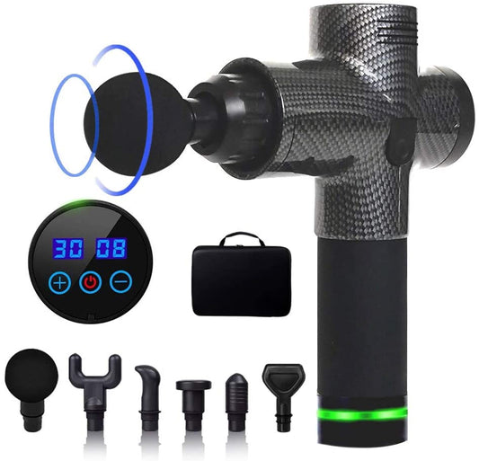 Fitness F9 30 Speed Premium Handheld Massager/6 Interchangeable Heads