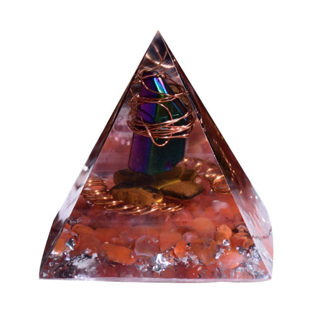 Energy Multiplying Reiki-Chakra-Crystal Pyramids (36 Designs)